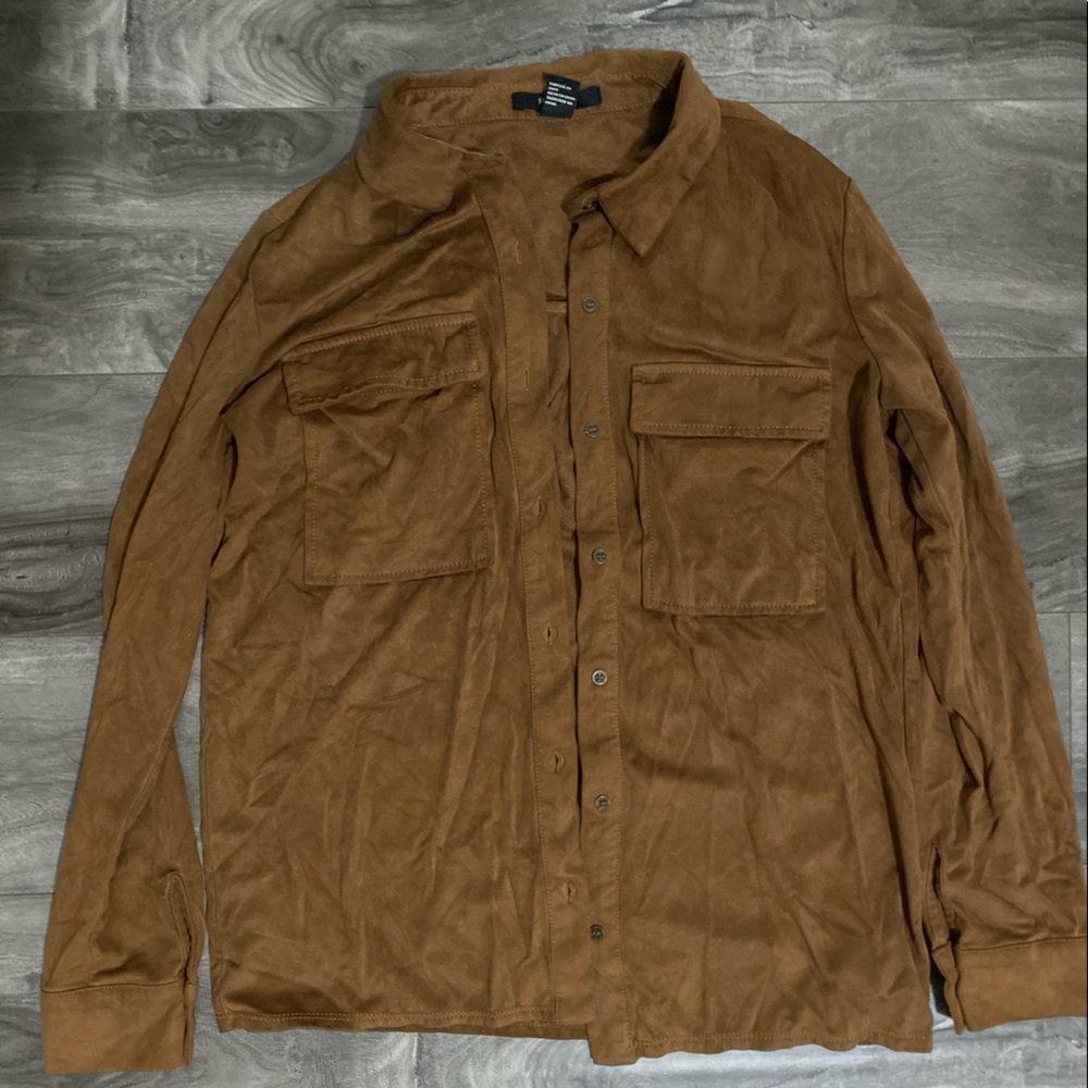 Brown Button Down - image 2